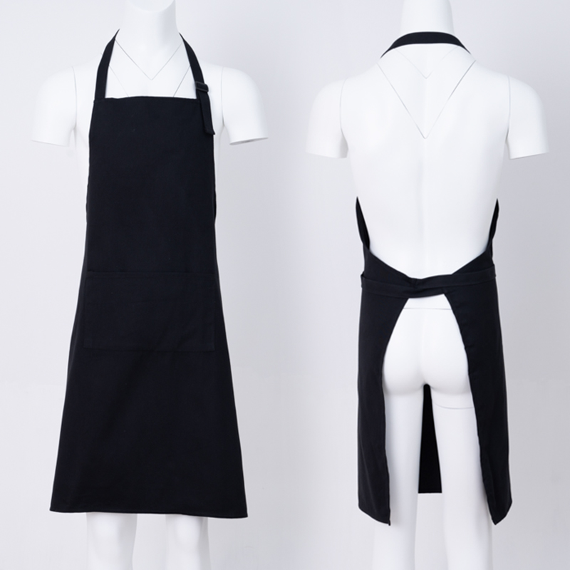 KEFEI aprons for cleaning homes black apron custom logo aprons for restaurants