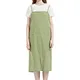 100% Cotton Garden Kitchen Ladies Suspenders Slit Apron
