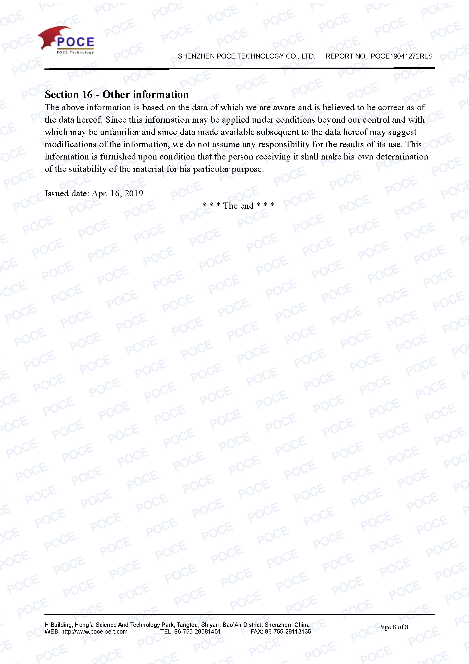 POCE19041272RLS Caro dye MSDS report_page_8.png