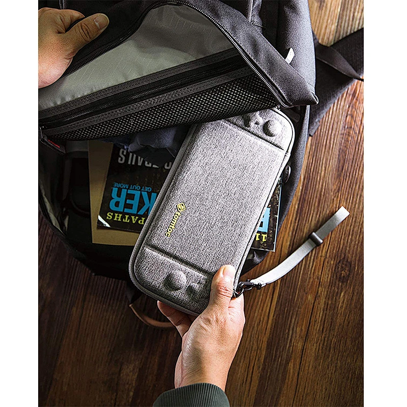Customized gray protective portable game console hard case Carrying box Nintendo switch protective hard case