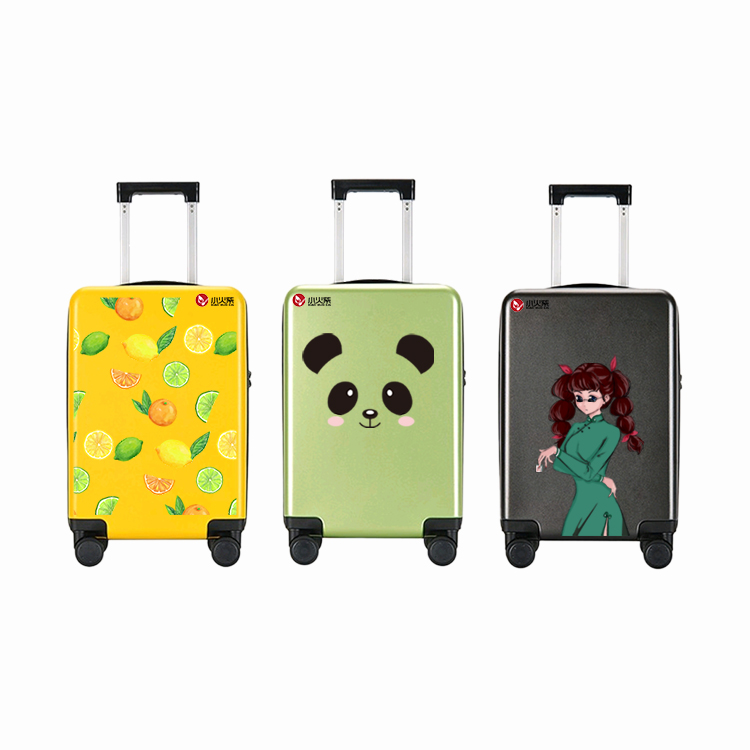 design cheap traveling bags hand luggage cycling pc trolley cover packaging cheap 3 pcs sets suitcases  for girls kids as gift