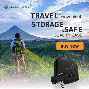 Soft Organizer Protective Nylon Hard Zip Material Eva Storage Case For Tool ElectronicsAccessories
