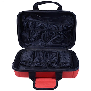 Small MOQ Custom RTS Travel Red Cross Hard Shell Waterproof First Aid Kit Big Eva Case With Shoulder