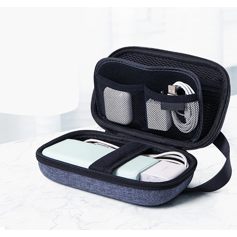 Travel Organizer Universal Electronic Accessories Carrying Bag for Hard Drives Cables Phone USB SD Cable