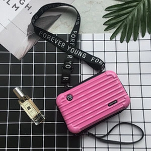 custom various colors portable abs cosmetic bag