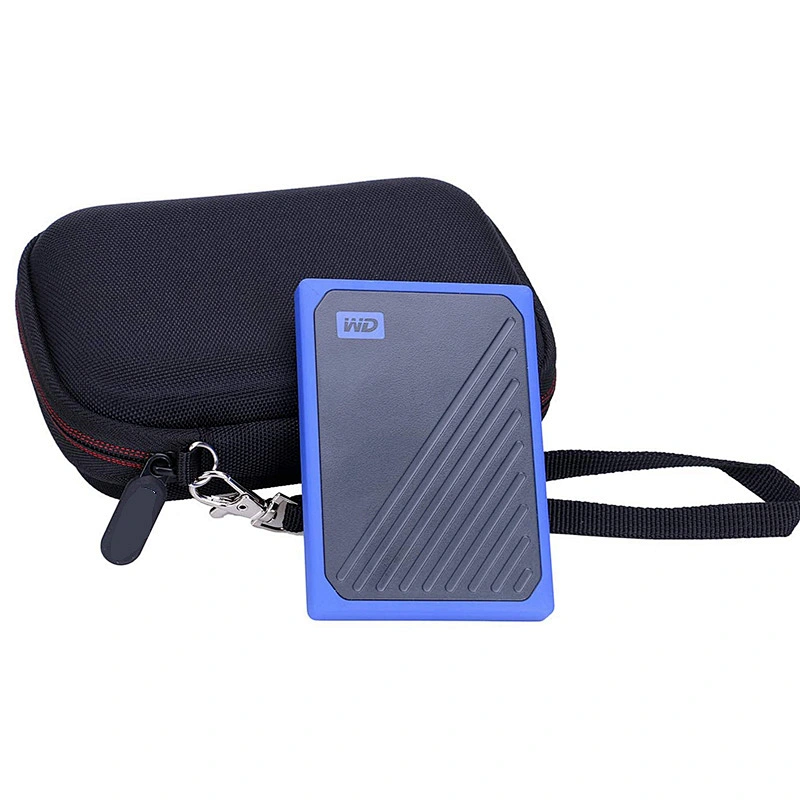 Custom Small MOQ RTS Eva Hard Case for WD 500GB 1TB My Passport Go Portable SSD Hard Drive