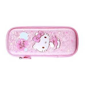 saffiano liquid  multifunction pencil case with calculator