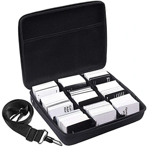 Carrying Case for 2400+ Magic Cards. Fits Main Game - C.A.H./Meme/MTG/UNO/Card Sleeves and All Other Card Games with Sho