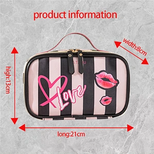 new design neon cosmetic bag custom bags with logo cosmetic