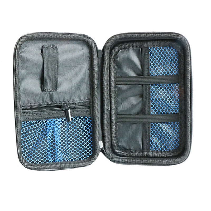 custom high quality shockproof case eva  shockproof  Portable  Nylon Zipper Pouch  eva case nylon for accessories