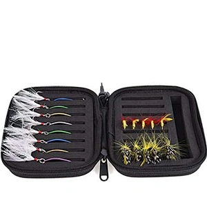 Custom Small MOQ RTS Double Side EVA Foam Fly Fishing Lure Bait Hook Storage Case for Fishing Accessaries