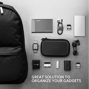 Shockproof 2.5 Inch Portable External Hard Drive Carrying Travel Case HDD SSD Storage Pouch Bag