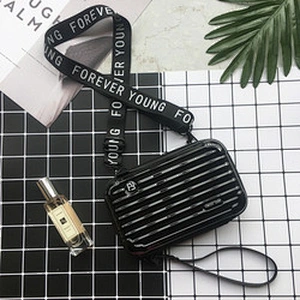 custom various colors portable abs cosmetic bag