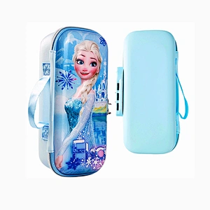 Eco Friendly Big Capacity Usb Custom Printed  Student Organizer Unique Zip Pencil Case For Kids