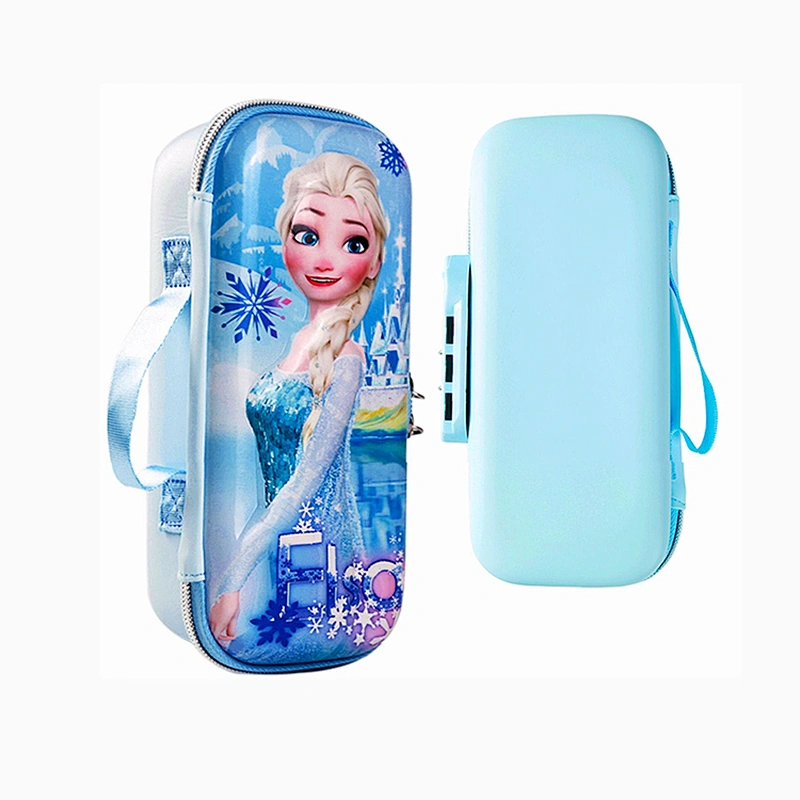 Eco Friendly Big Capacity Usb Custom Printed  Student Organizer Unique Zip Pencil Case For Kids