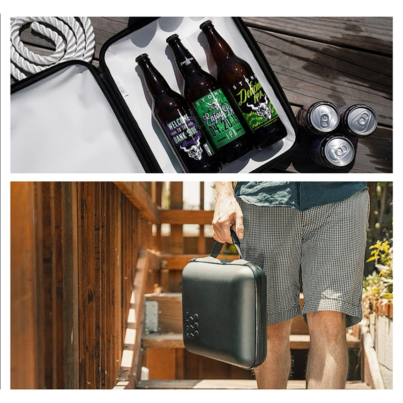 Silver Rabbit Wine Trek Portable Bottle Cooler Eva Case