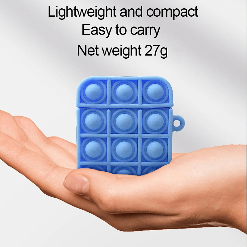 Suitable for Airpods 1nd generation / 2nd Wireless earbud cases Silicone decompression earphone case Color headphones case