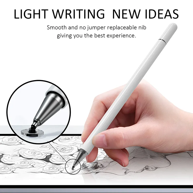 stylus usb thin touch capacitive pen android capacitivo wireless charging with tilt