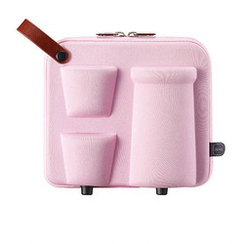 customized portable traveling coffee tea maker tritan tea set eva protective case for tea set cup