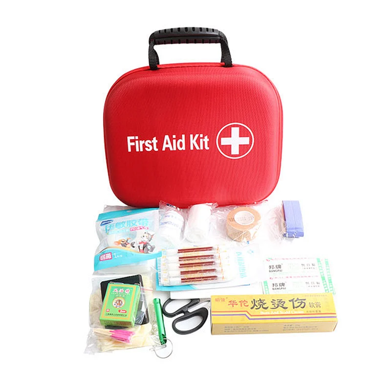 disaster prevention promotion ambulance  108 pcs first aid kits with equipmeetn