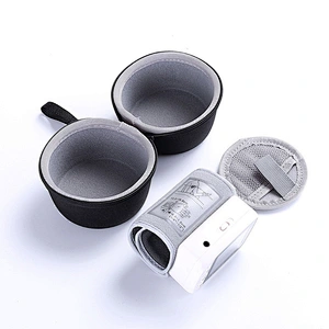 Custom Small MOQ RTS Sphygmomanometer Storage Carrying Case Professional Blood Pressure Monitor Bag Black