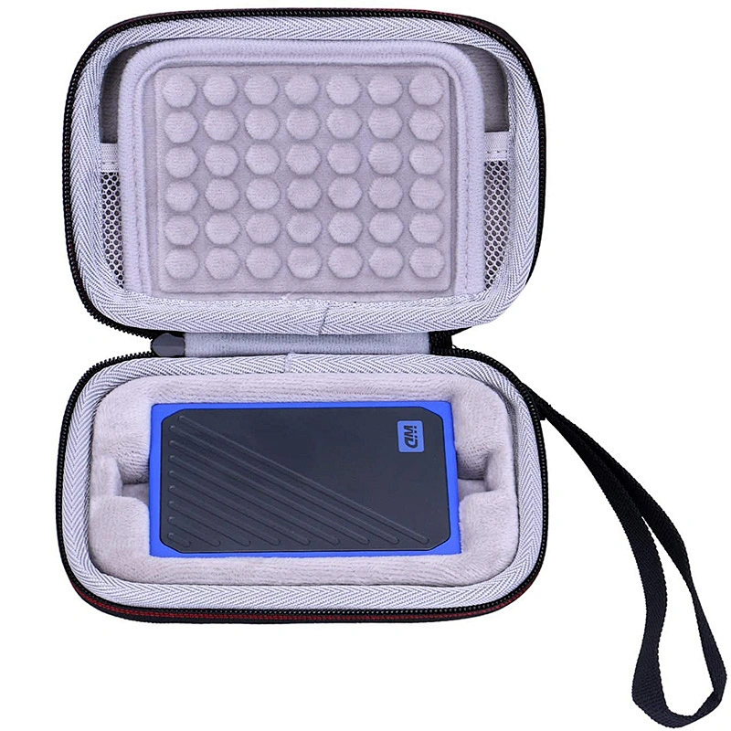Custom Small MOQ RTS Eva Hard Case for WD 500GB 1TB My Passport Go Portable SSD Hard Drive