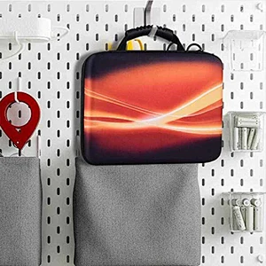 Hard Shell Portable Eva Material Molded  Zipper Polyester Foam Portable Big Tool Case for battery organizer holder