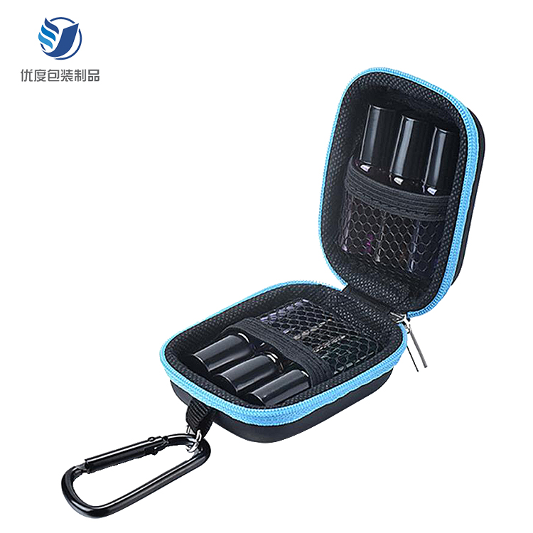 New custom packaging wholesale soft essential oil carrying case for 5ml 10ml bottle