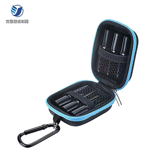 New custom packaging wholesale soft essential oil carrying case for 5ml 10ml bottle
