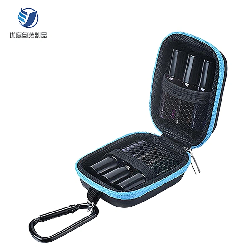 New custom packaging wholesale soft essential oil carrying case for 5ml 10ml bottle