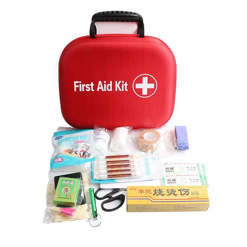 disaster prevention promotion ambulance  108 pcs first aid kits with equipmeetn