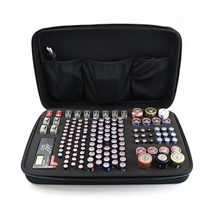 Portable Hard EVA Shockproof Battery Storage Case Organizer Containers Holder for Tester