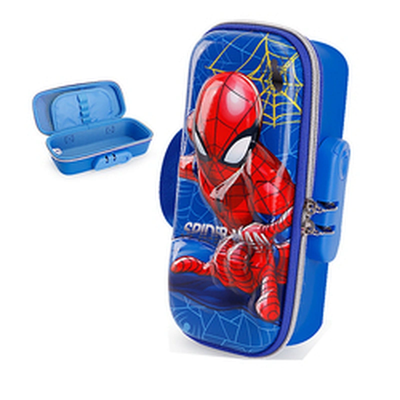 Eco Friendly Big Capacity Usb Custom Printed  Student Organizer Unique Zip Pencil Case For Kids
