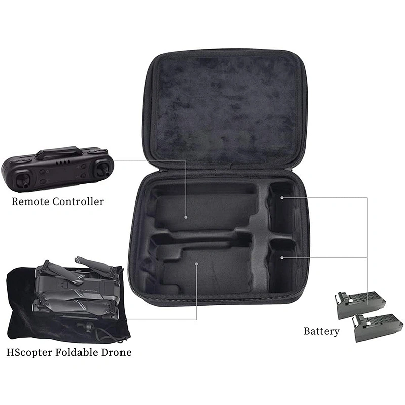 Custom Eva  water proof  Shockproof DJI Carrying Drone Storage Case for Drone Model X103W/F22/Z5/KF607/HS107