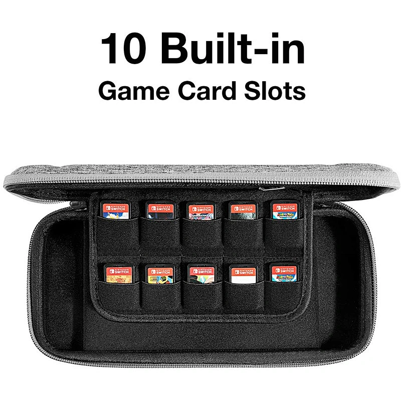 Customized gray protective portable game console hard case Carrying box Nintendo switch protective hard case