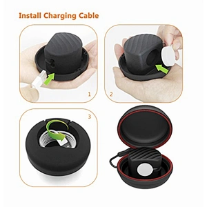 custom portable travel carry eva Watch Charger Stand for Samsung Galaxy Watch4 and Apple Watch