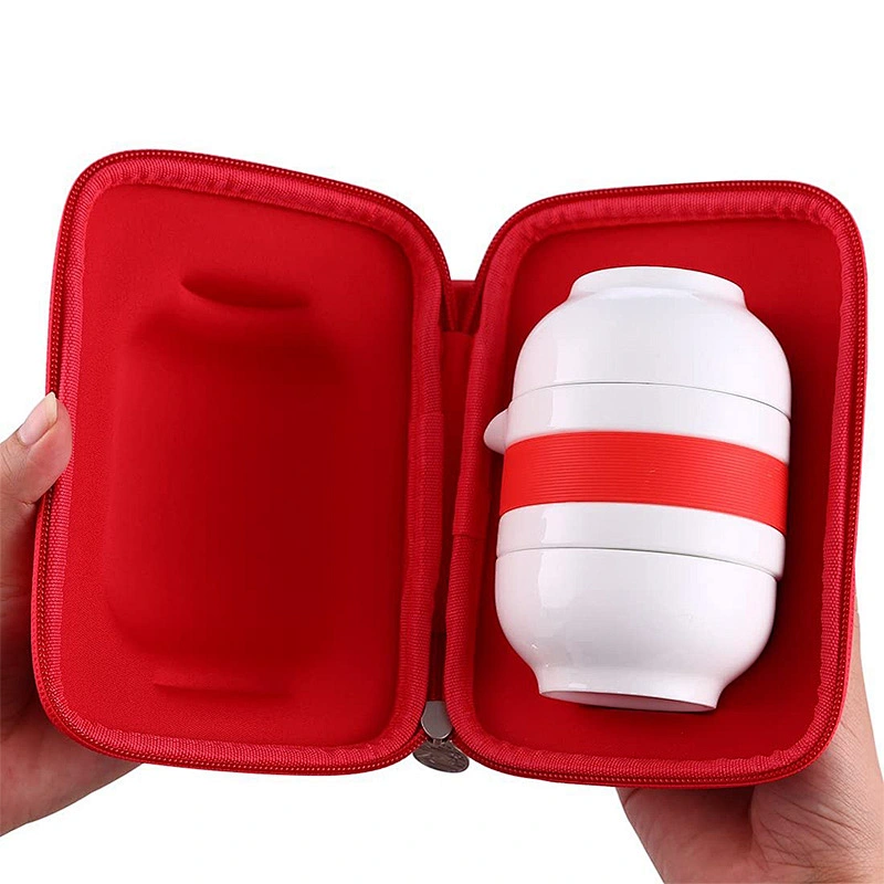 Factory Direct Supply  Big Custom Travel  Eva Tea Set Case for outdoor travel carrying