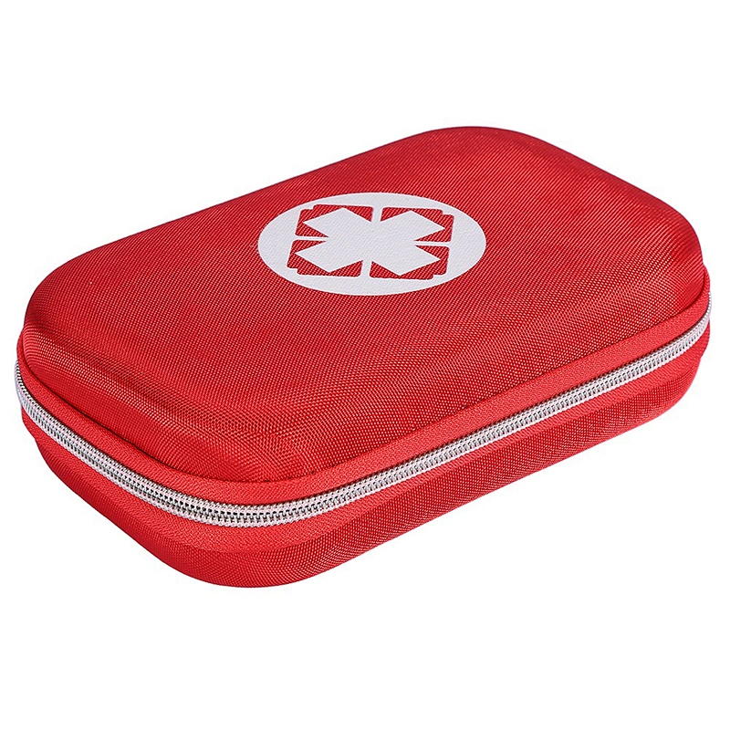 Mini First Aid Kit Water-Resistant Compact Hard Shell Case for Travel Biking Hiking Camping Car