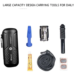 OEM ODM High Quality Travel  New Products Lightweight Print Nylon Bicycle Bike Pouch Polyester Shock Proof Big Eva Tool Case