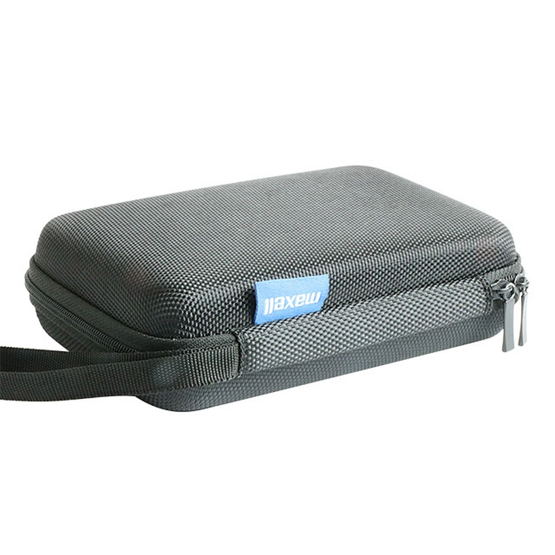 custom high quality shockproof case eva  shockproof  Portable  Nylon Zipper Pouch  eva case nylon for accessories