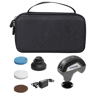 Hot-Selling Black Storage Soft Custom Waterprof Logo Nylon Eva Tool Case Box With Zipper for Dremel Versa Cleaning Tool