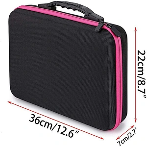 EVA Storage Box 60 Slot Diamond Painting Storage Case Tool Diamond Painting Bag Beads Organizer Accessories 60 Grids Shockproof