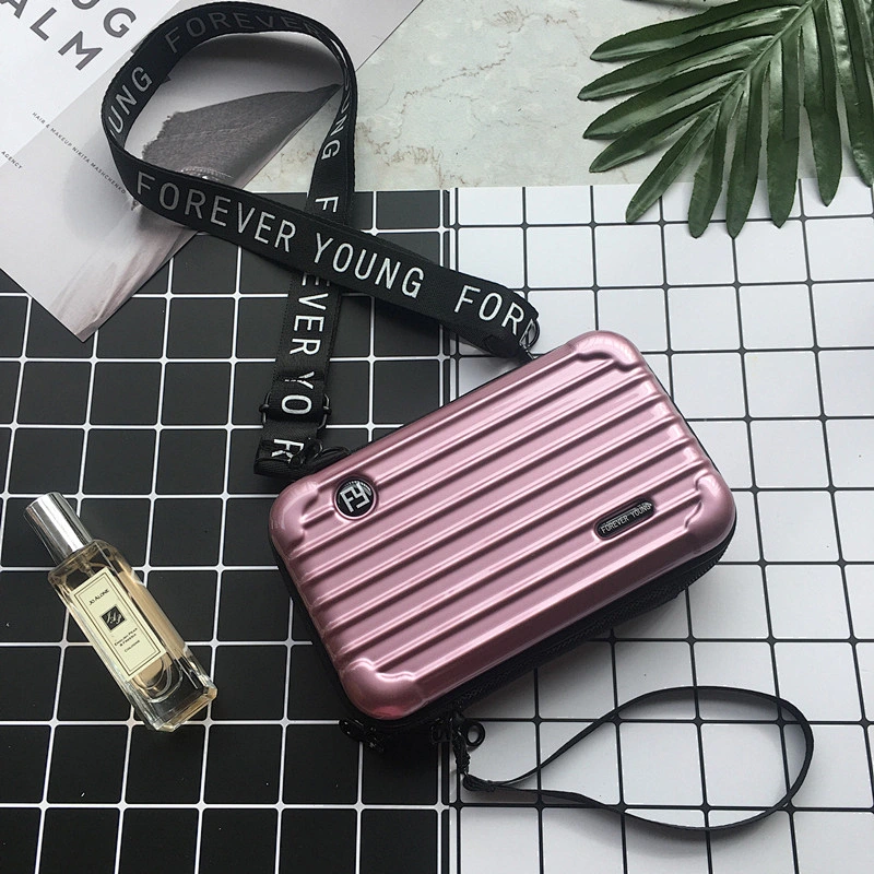 custom various colors portable abs cosmetic bag