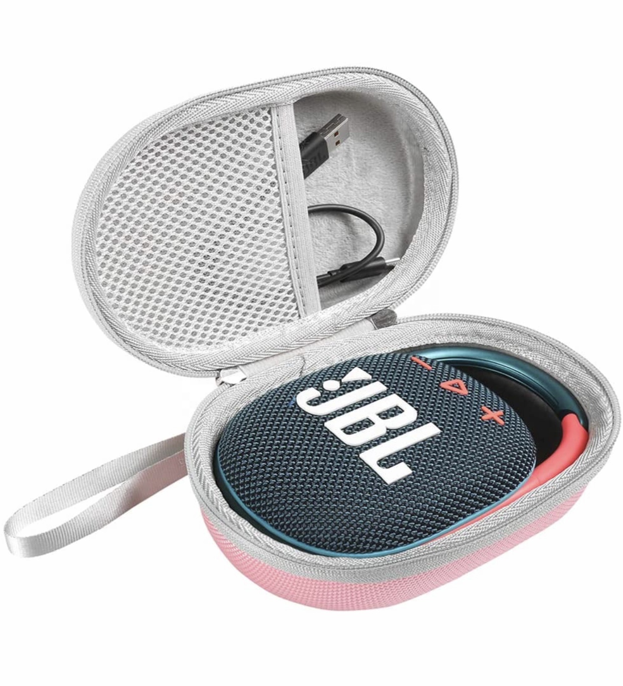 EVA Hard Travel Speaker Case Waterproof Portable EVA Speaker Case  for J-B-L parts Clip 4