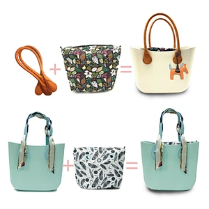 new design yellow classic obag large women handbag with handles and innerbag
