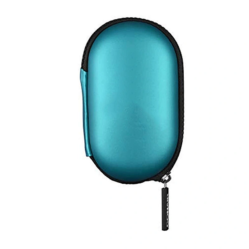 Custom Logo  Travel Portable Coloful Oval Hairbrush Case
