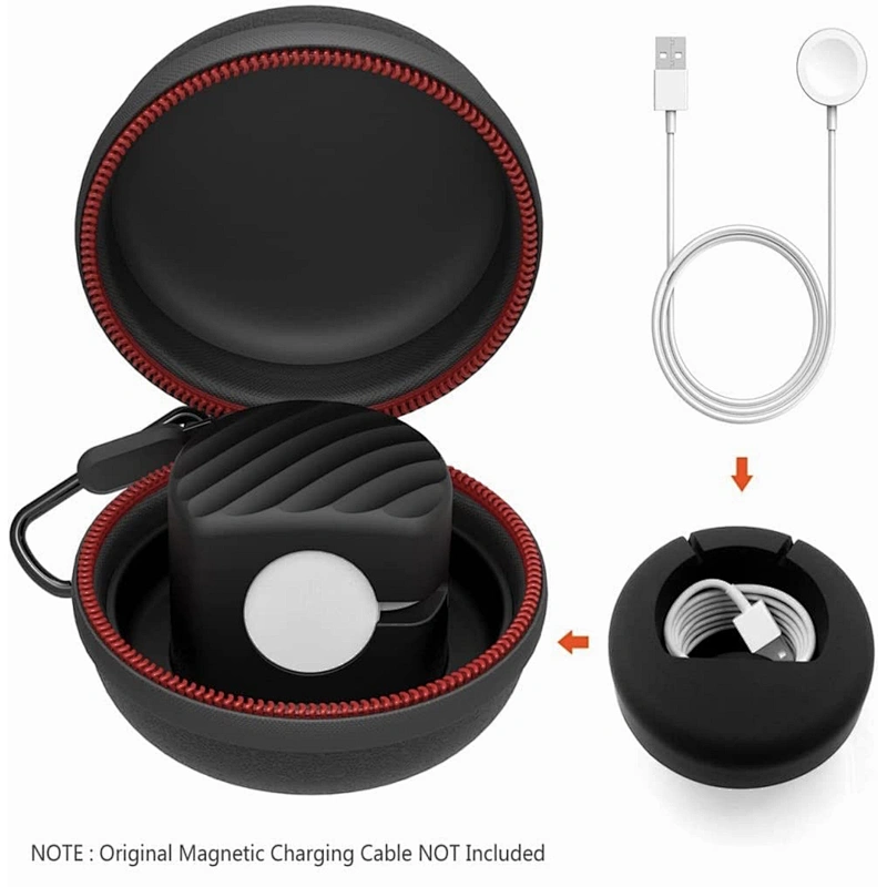 custom portable travel carry eva Watch Charger Stand for Samsung Galaxy Watch4 and Apple Watch