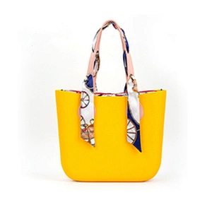 new design yellow classic obag large women handbag with handles and innerbag