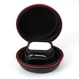 customize travel protector leather display carbon wrist  luxury apple watch case