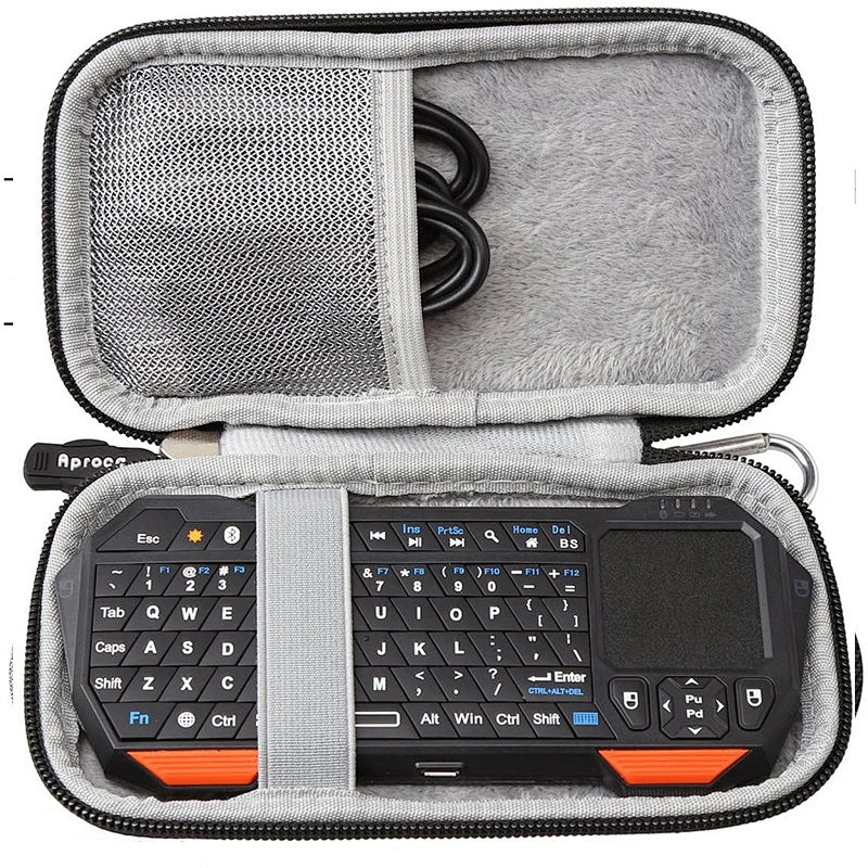 Small Custom MOQ RTS Portable Lightweight Hard Travel Case for  Mini Wireless  Keyboard Controller